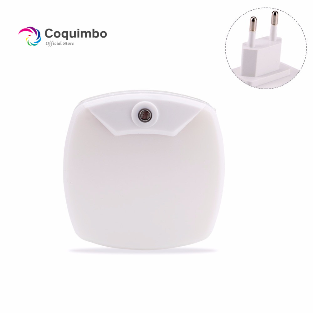 Enchufe LED Luz de noche brillante con sensor de anochecer y Amanecer encendido/apagado automático perfecto para el pasillo del dormitorio de los niños cocina enchufe UE/EE. UU.