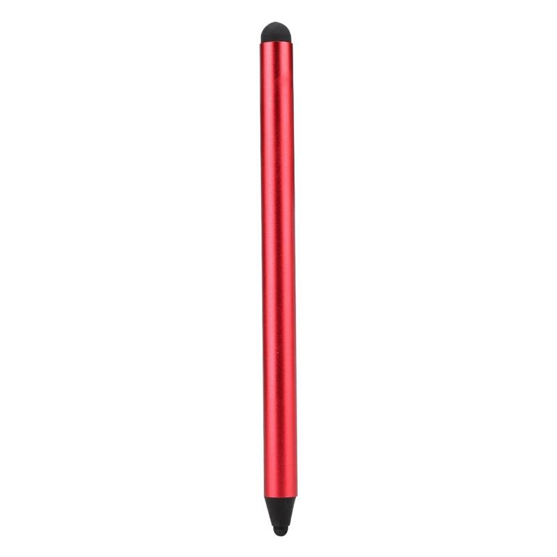 13.8Cm Tweeërlei Gebruik Capacitieve Universele Touch Screen Pen Stylus Handschrift Pen Voor Alle Mobiele Telefoons Tablet: Rood