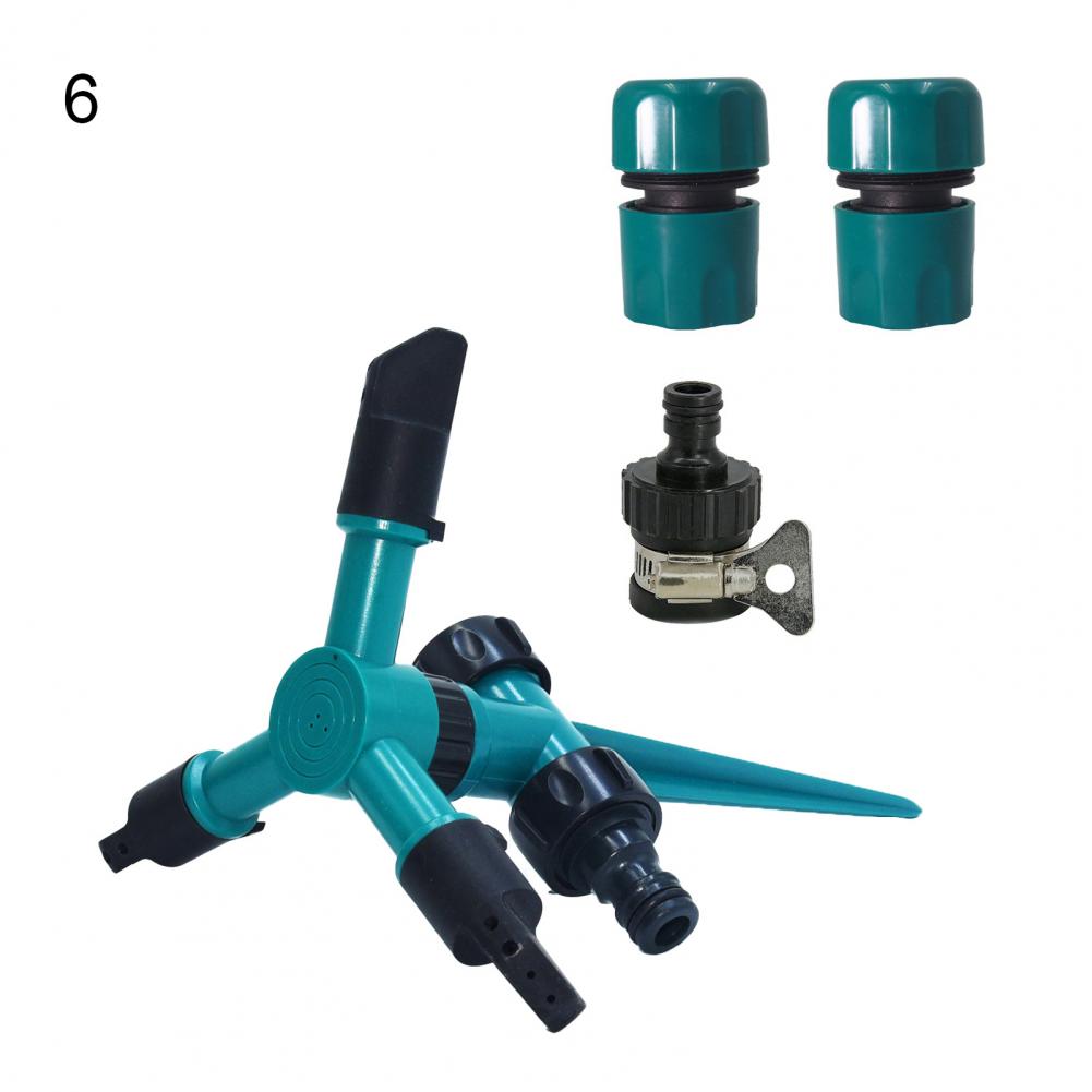 1 Set Water Sprinkler Tool Stable Leak Free Gardening Sprinkler Plastic Sturdy Multi-angle Structure Water Sprayer for Lawn: 6