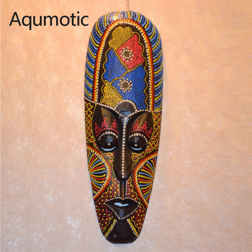 Aqumotic 3d væg dekoration punkt maske værelse kunst håndtegnet vægmaleri overdrivelse bar farvet sort indretning menneskeligt ansigt