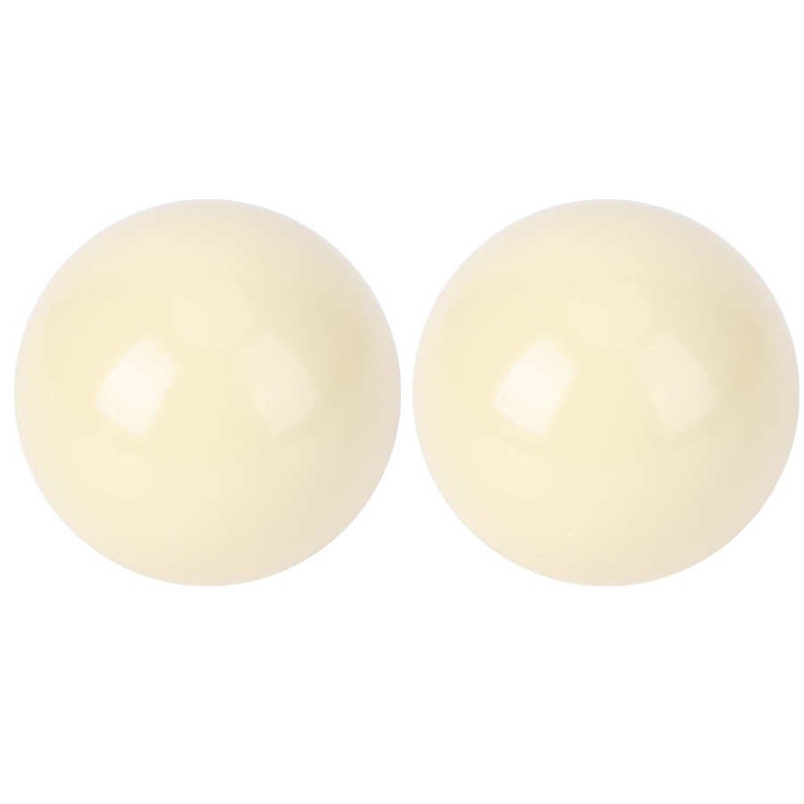 2pcs Pool Table White Billiard Balls Snooker Pool Table Training Spot Cue Ball Standard 5.72CM entertainment