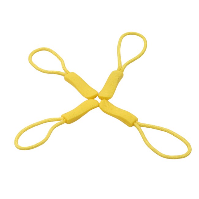 Fermeture éclair tire cordon corde extrémités serrure Zip Clip boucle noir pour sac à dos/vêtements accessoires: yellow