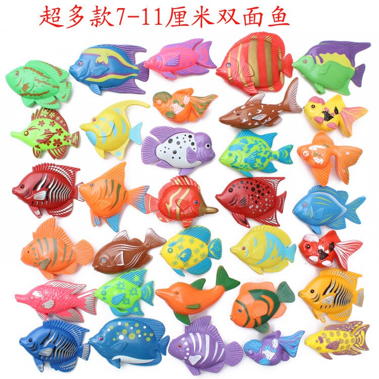 6pcs/lot Learning & education magnetic fishing toy comes outdoor fun & sports fish toy for baby/kid GYH