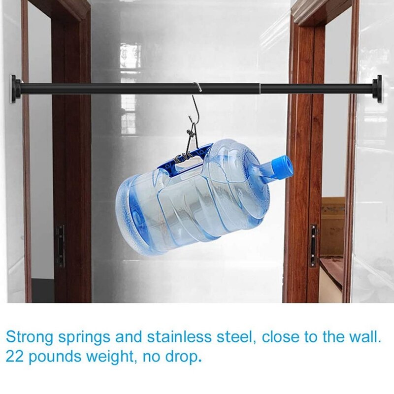 Shower Curtain Rod, Adjustable Tension Spring, Shower Curtain Rod Tension