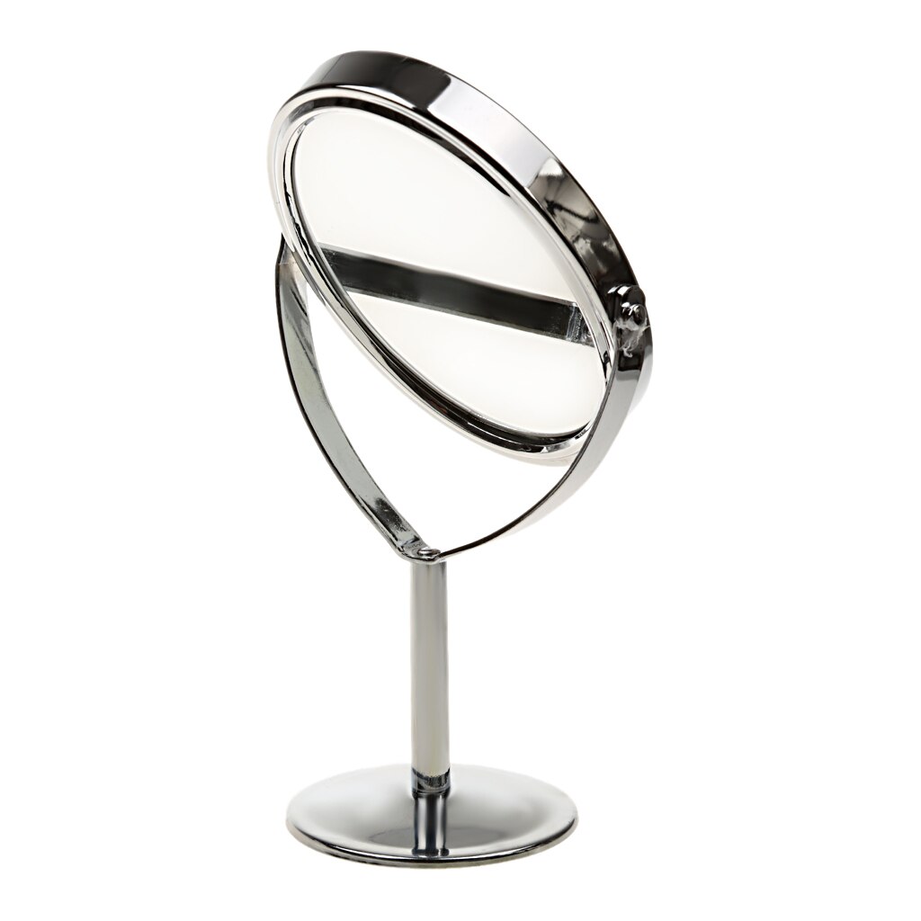 Double-sided Makeup Vanity Mirror Standing Mirror Table Mirror (a Standard