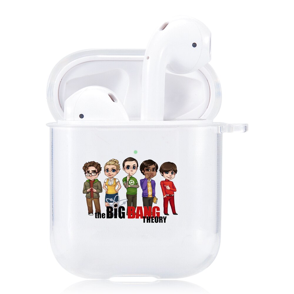 Grappige tv-serie de oerknaltheorie hoesje voor airpods 2 hoesje bluetooth siliconen oplaaddoosje funda voor airpods 2 hoesje airpods 12: 1503011