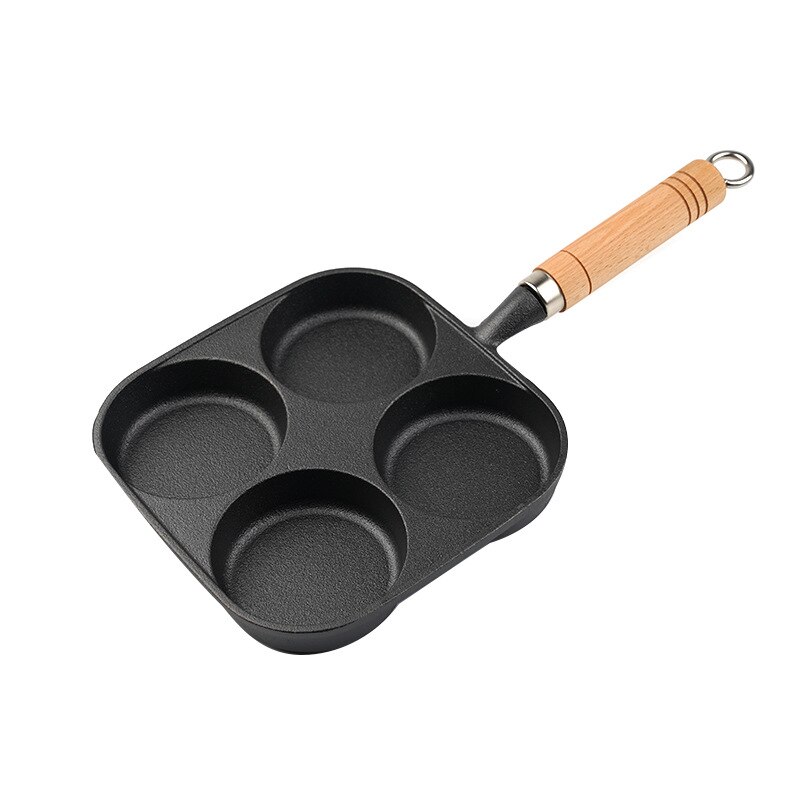 Cast Iron Frying Pan Frying Pan Uncoated Non-stick Pancake Hand Pancake Pancake Pan Pizza Pan 48cm: Navy Blue