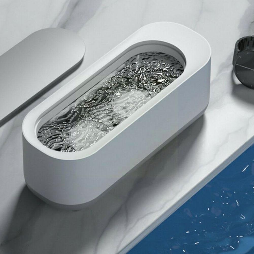 Ultrasonic Cleaning Machine Mini Household Ultrasonic Glasses Cleaner Jewelry Vibrating Portable Denture Cleaning Sonic Cle K3F5