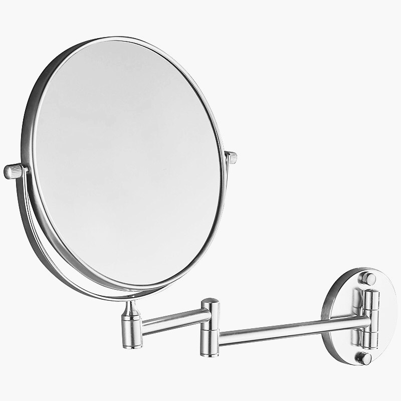 Espejo de pared extensible de doble cara para baño, espejo de pared de 8 pulgadas con aumento de 3X, luz Mural, tocador, maquillaje, baño, cosméticos, espejos inteligentes