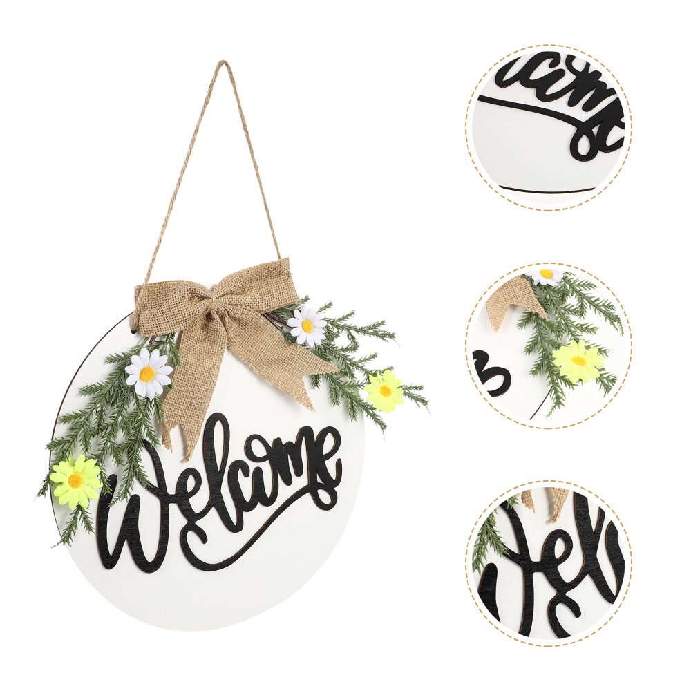 Cafe Welcome Board Shop Board Pastoral Signboard Garden Wooden Door Sign
