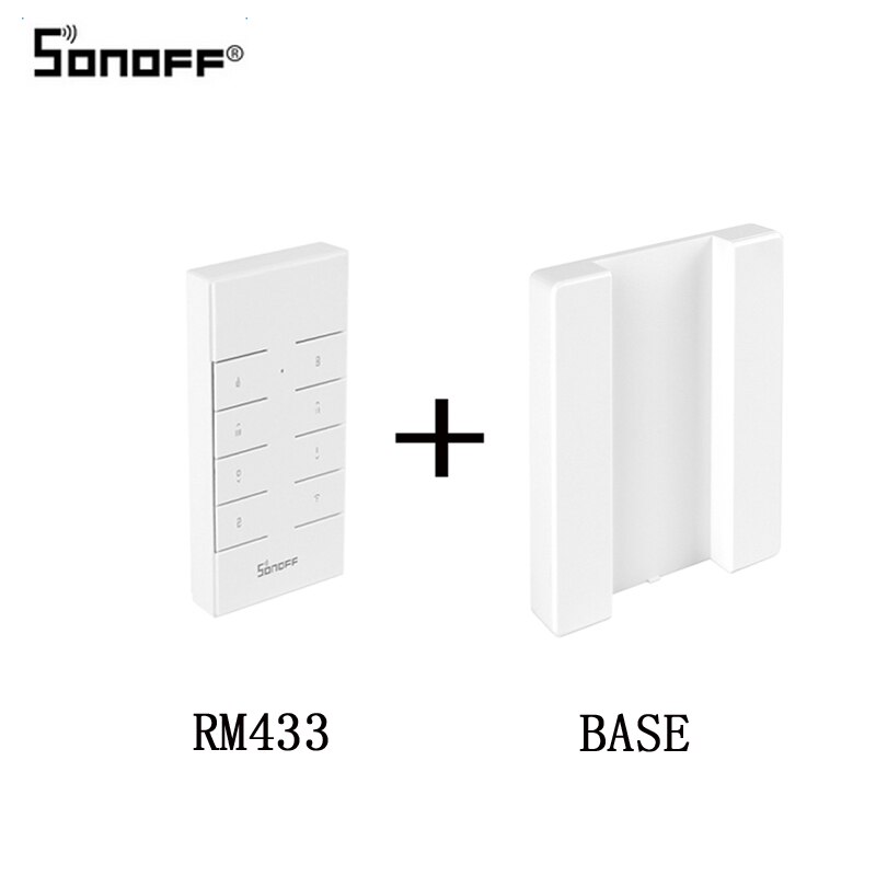 SONOFF RM433 8 Tasti del Telecomando versione Aggiornata per SONOFF Basicrf/Slampher/iFan03/4CHProR2/TX series /433 RF Ponte: Default Title