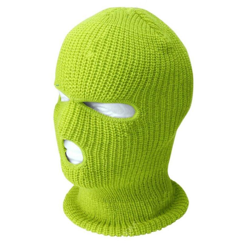 Unisex Face Mask Ski Mask Winter Cap Wool Blends Soft Warm Knitted Cap Multicolor Outdoor Cycling Caps: 10