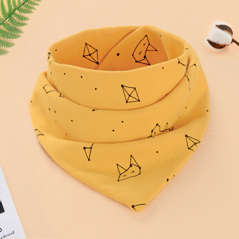 45*31 Cm Zachte Katoenen Bandana Baby Slabbetjes Double Layer Baby Baberos Burp Doek Voeden Kiel Gesp Peuter Sjaals dribble Handdoeken: 17