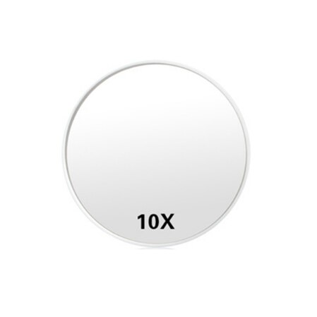 22 Light touch screen led makeup mirror with 10X magnifying small mirror desktop 3 folding adjustable Cosmetic vanity mirror: white 10X Magnifying