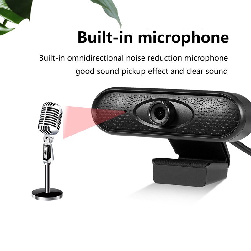 Webcam Full HD 1080P Web Camera For Computer USB Plug Cameras with Built-in HD microphone Clip-on Digital Video Webcamera Webcam