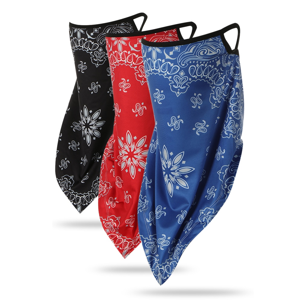 Windproof Dust Bandana Mask Face Covering Mask Snood Balaclava For Cycling Hiking Ski Outdoor Sports Neck Tube Scarf