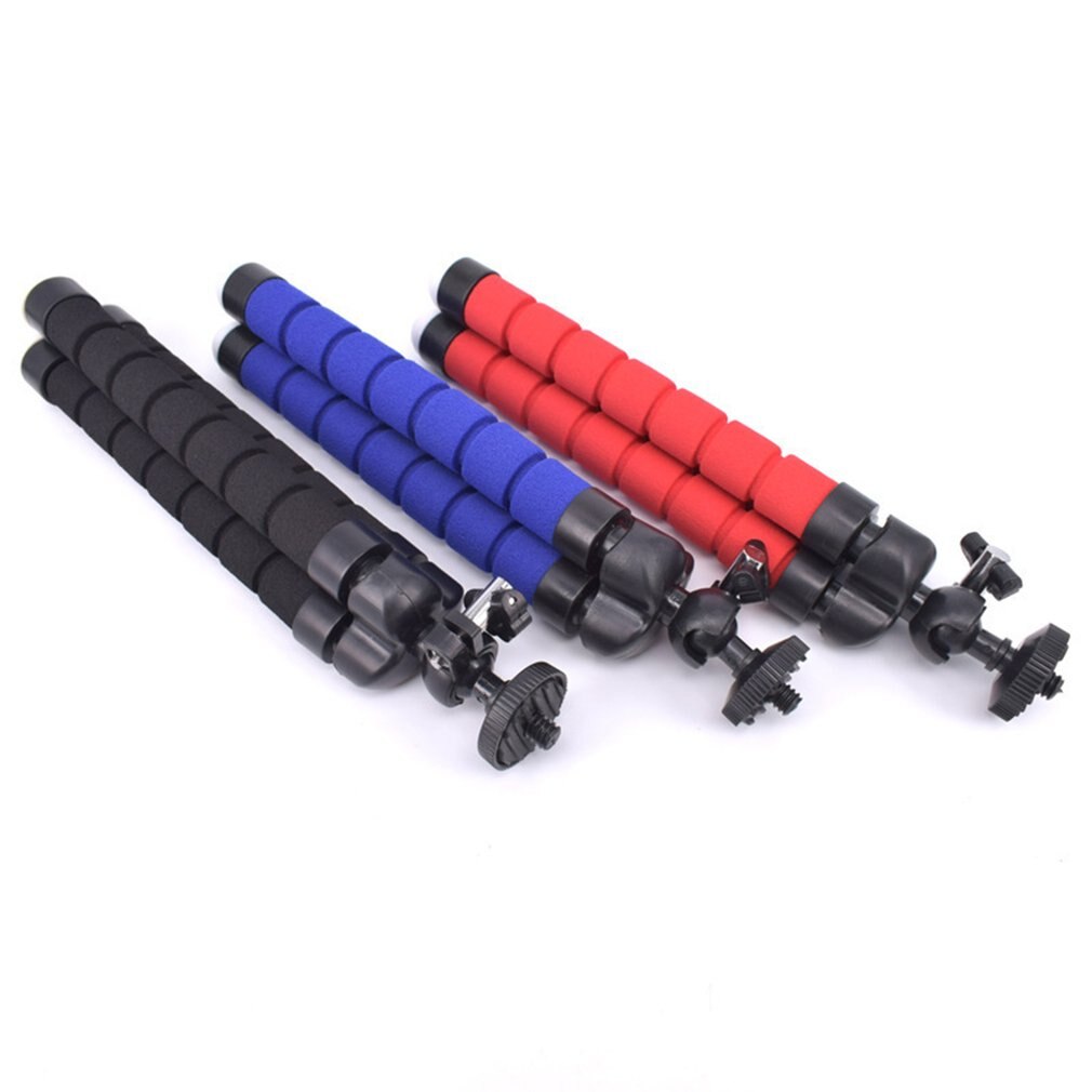 Flexible Sponge Octopus Mini Tripod Mini Camera Tripod Phone Holder Clip Stand with Wireless Remote Shutter for Iphone Plastic