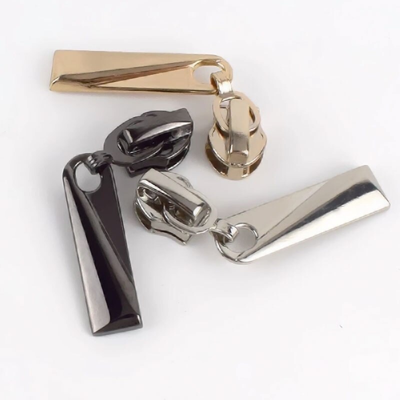 Jas Zip Hoofd Diy Rits Sliders Metalen/Nylon/Hars Ritsen Reparatie Kit Jas Kleding Naaien Accessoires