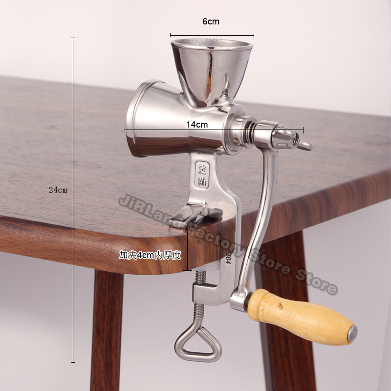 304 Edelstahl Mahl maschine Mühle manuelle Kakaobohnen mühle Vollkorn-und Pfeffermühle Gewürzmühle