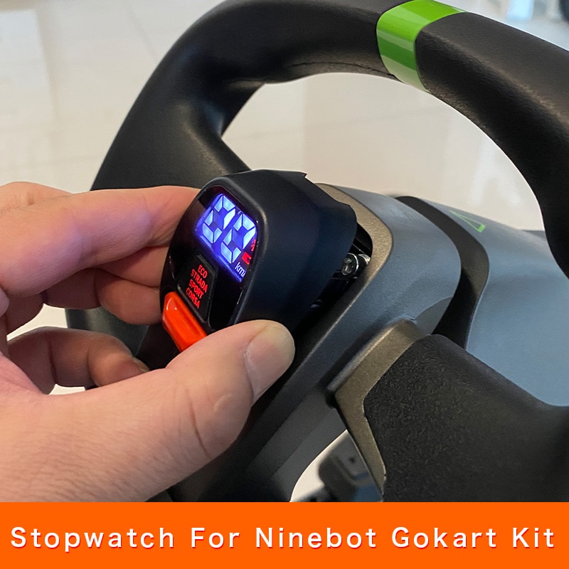 Stoppur montering för ninebot pro gokart kit xiaomi kart kit max självbalans elektrisk scooter instrument display tillbehör