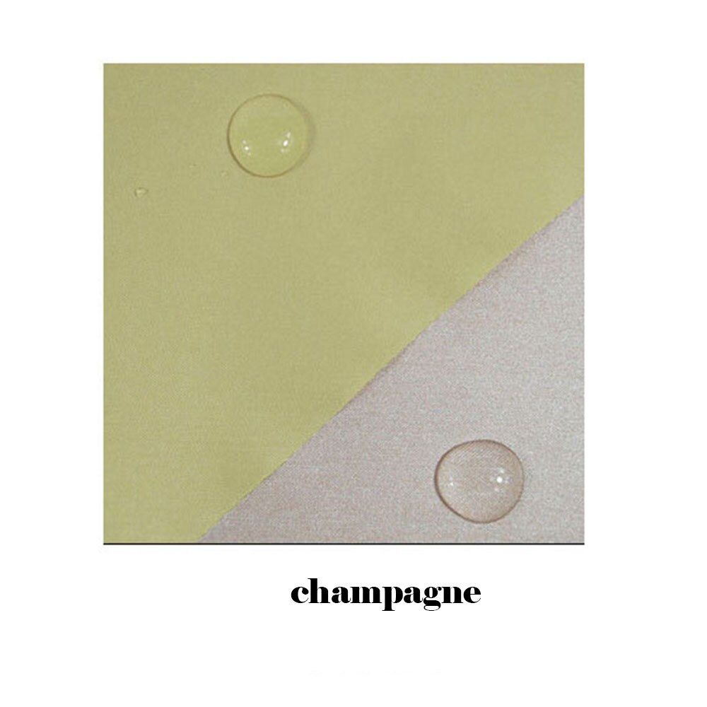 Silber Beschichtet Blackout Stoff Nylon Stoff Wasserdicht Polyester Regenschirm Drachen Wimpel DIY draussen Lager Zelt Sitz Abdeckung Material: Champagner