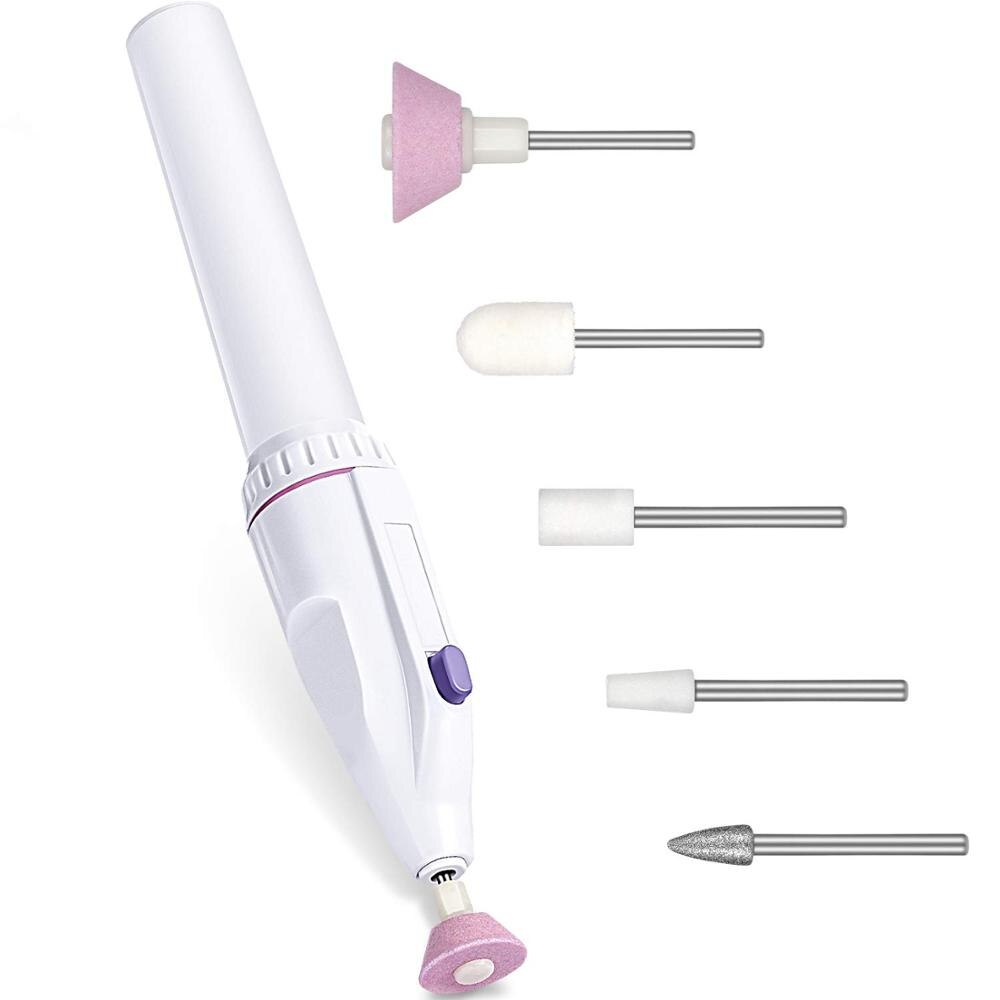 Portable Electric Nail Polisher Practical Electric Nail Buffer Polisher Electric Manicure Nail Drill File Grinder Kit Nail Polis