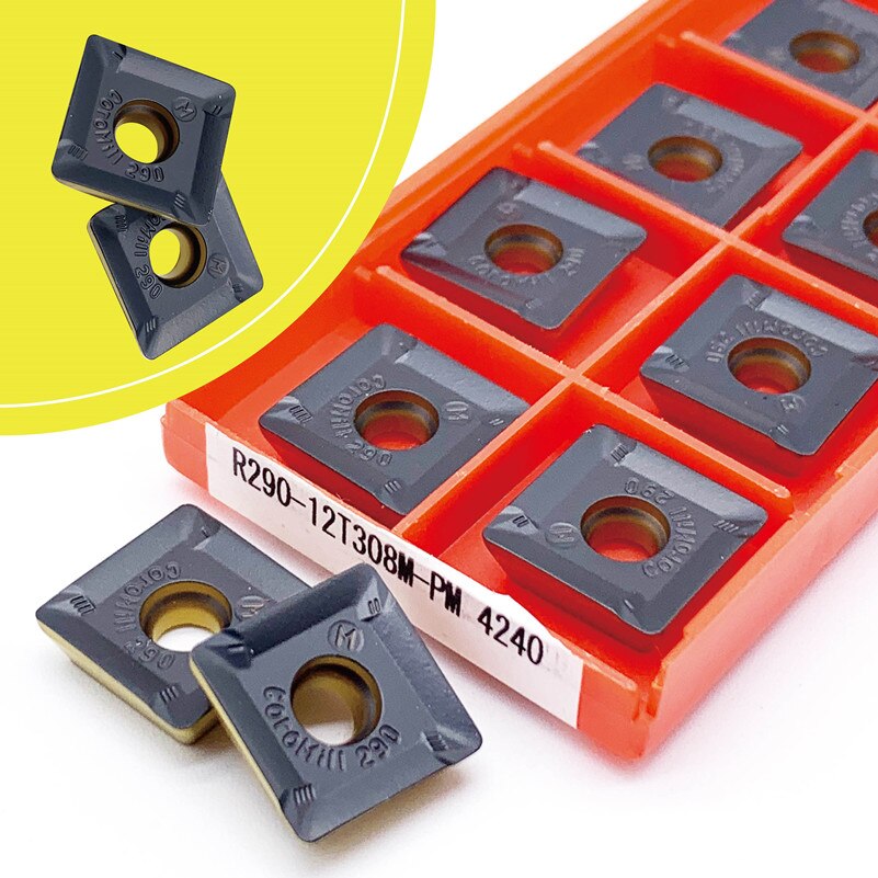 10 stuks  r290-12 t 308m pm 4240 hardmetalen wisselplaten freesgereedschap gereedschap draaiwisselplaat  r290 12 t 308