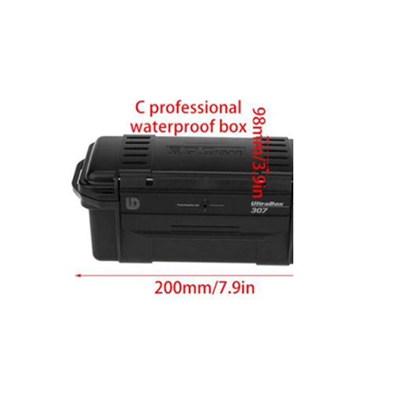 Waterproof Shockproof Box Phone Electronic Gadgets Airtight Outdoor Case: C