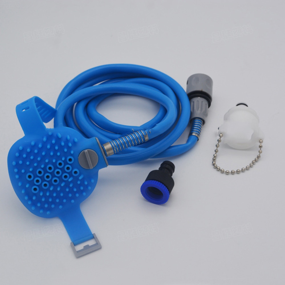 Handheld pet bathing shower tool for pets shower dog pet shower head dog sprayer bathing glove 360 washing hair long hose
