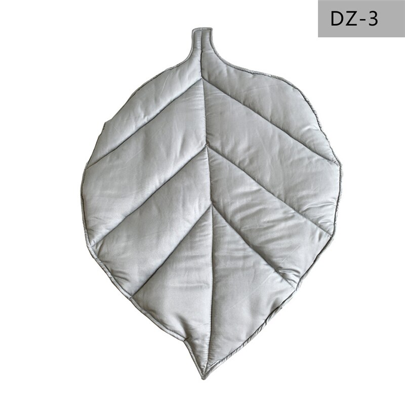Sammenleggbar blad baby lekematte nordisk barnematte baby klatrepute barneteppe babymatter babyrom dekorasjonstilbehør hjemmeinnredning: Grønn