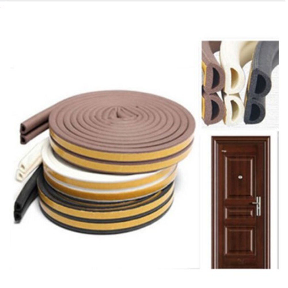 Installed self-adhesive doors and Windows sound-proof sealing strip window wood door joint windproof crash-proof rubber strip