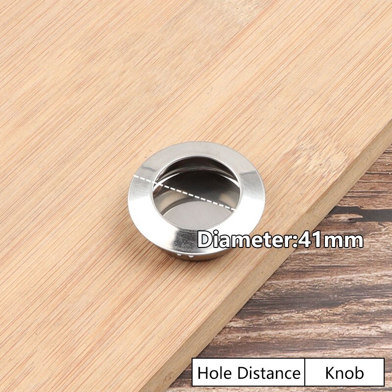 Moderne Onzichtbare Deur Handvat Ingebouwde Lade Eenvoudige Ronde Embeded Lade Deur Decor: B