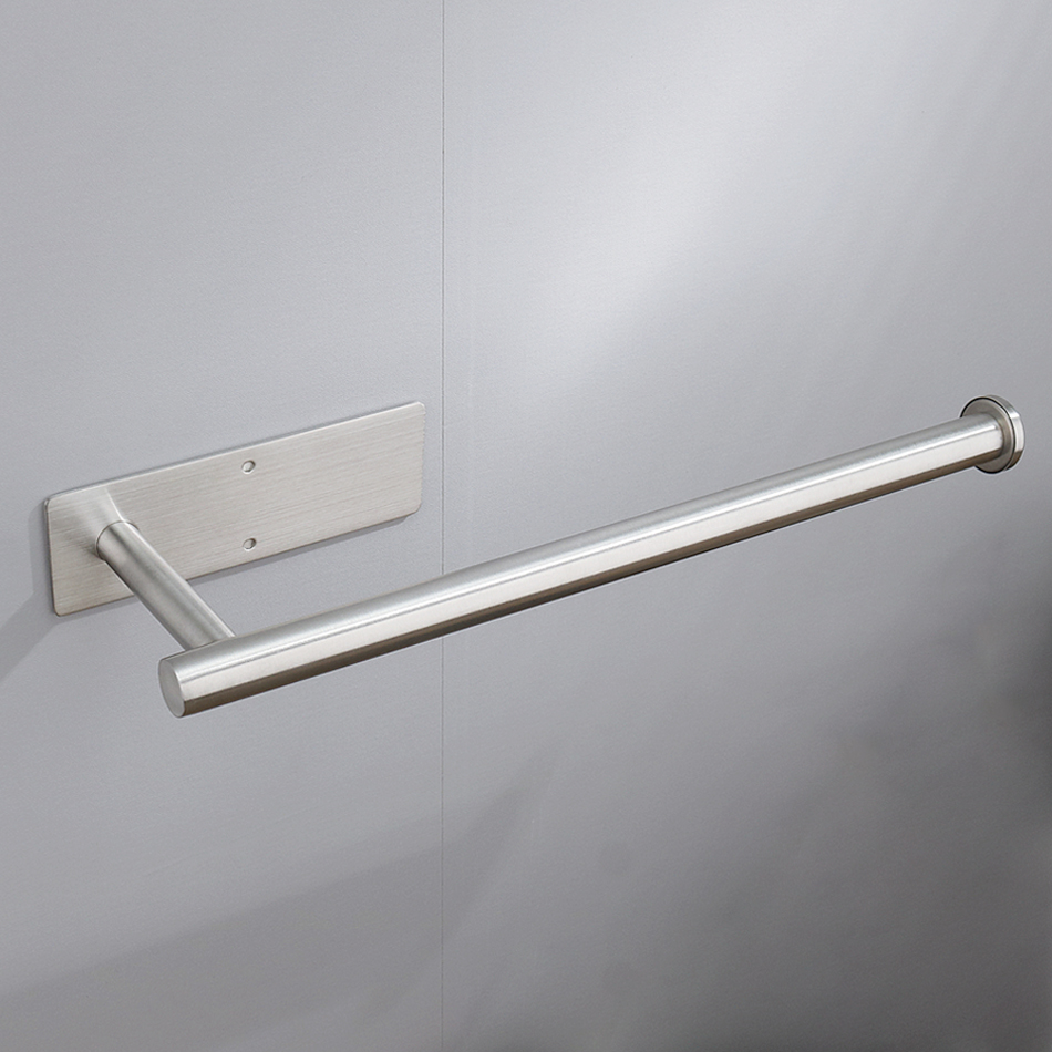 Rose Gold Toilet Paper Holder Adhesive 304 Stainless Steel for Bathroom Kitchen Paper Towel Roll Rack Long Tissue Hanging Black: green