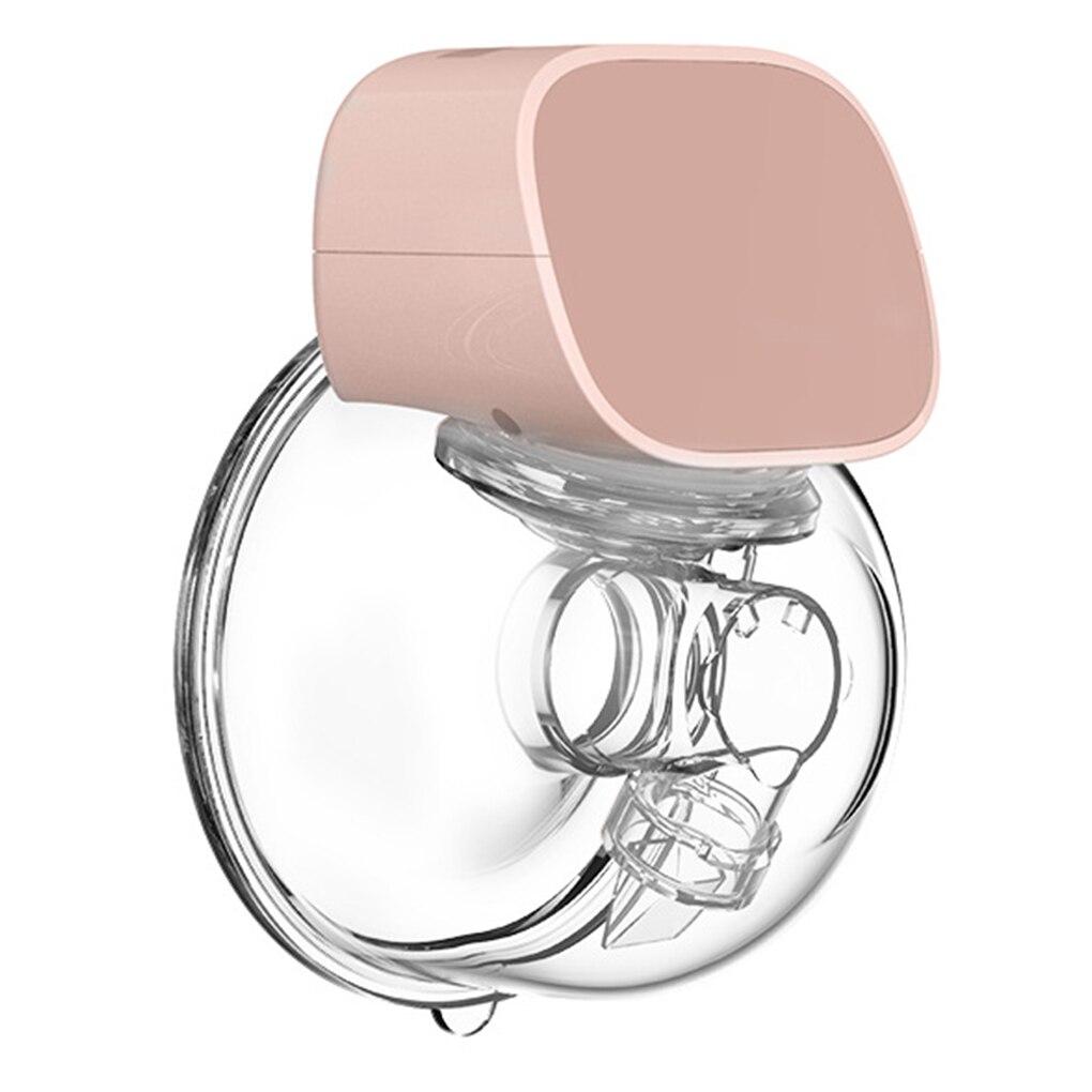 Tiralatte elettrico ricaricabile a mani libere USB silenzioso indossabile automatico Milker portatile allattamento al seno latte estere: Pink