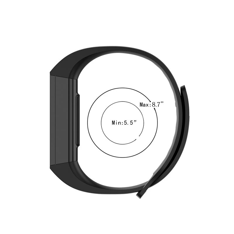 Dla Redmi bransoletka pasek zegarka dla Xiaomi Mi inteligentny zespół 4C inteligentny pasek bransoletka wymiana silikonowy zegarek nadgarstek