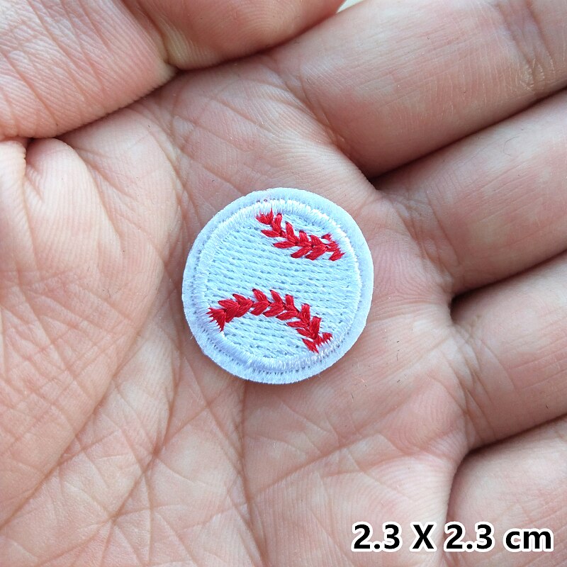 Ball Pattern Embroidery Patches For Clothes Iron on Appliques Basketball Football Stickers Embroidered Badges DIY Patch Baseball: 229