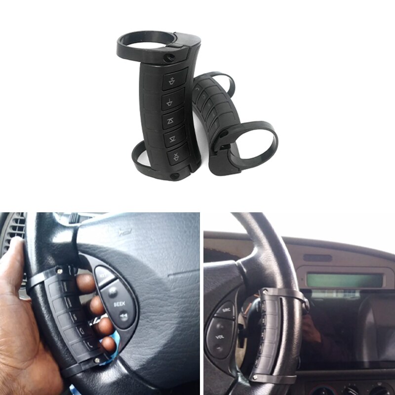 Botão universal sem fio de controle do volante, interruptor automático para rádio de carro, dvd, navegação, multimídia, estéreo, 10 teclas, luz de fundo