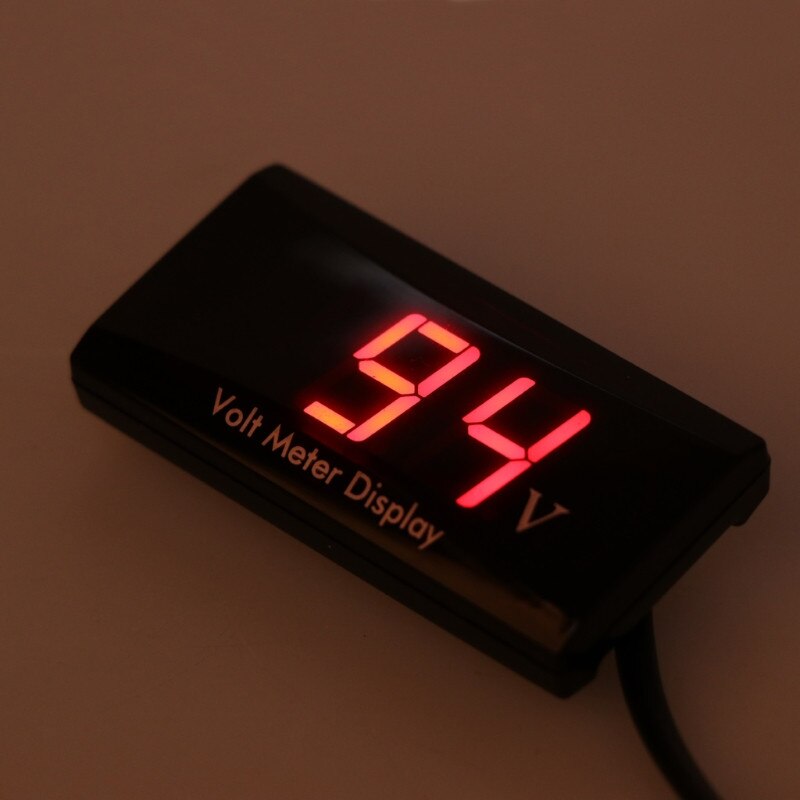 Dc 8-16V Led Digitale Display Voltmeter Voltage Meter Volt Voor 12V Auto 'S Voertuigen: Rood