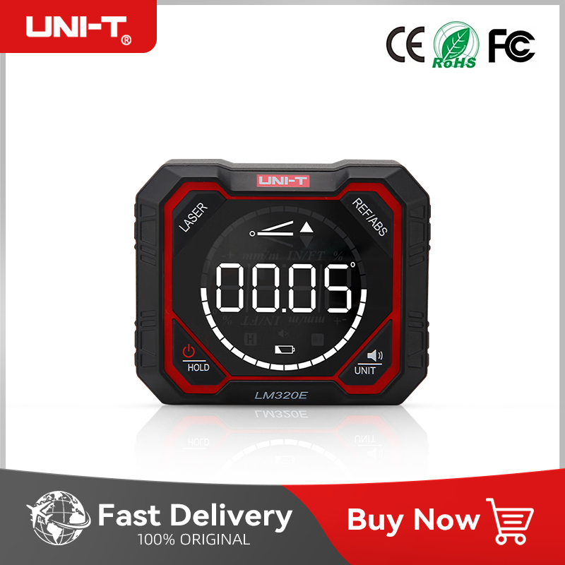 UNI-T LM320D LM320E LM320F Magnetic Inclinometer Angle Finder Digital Level Protractor 4*90 Degree Ruler Inclinometro