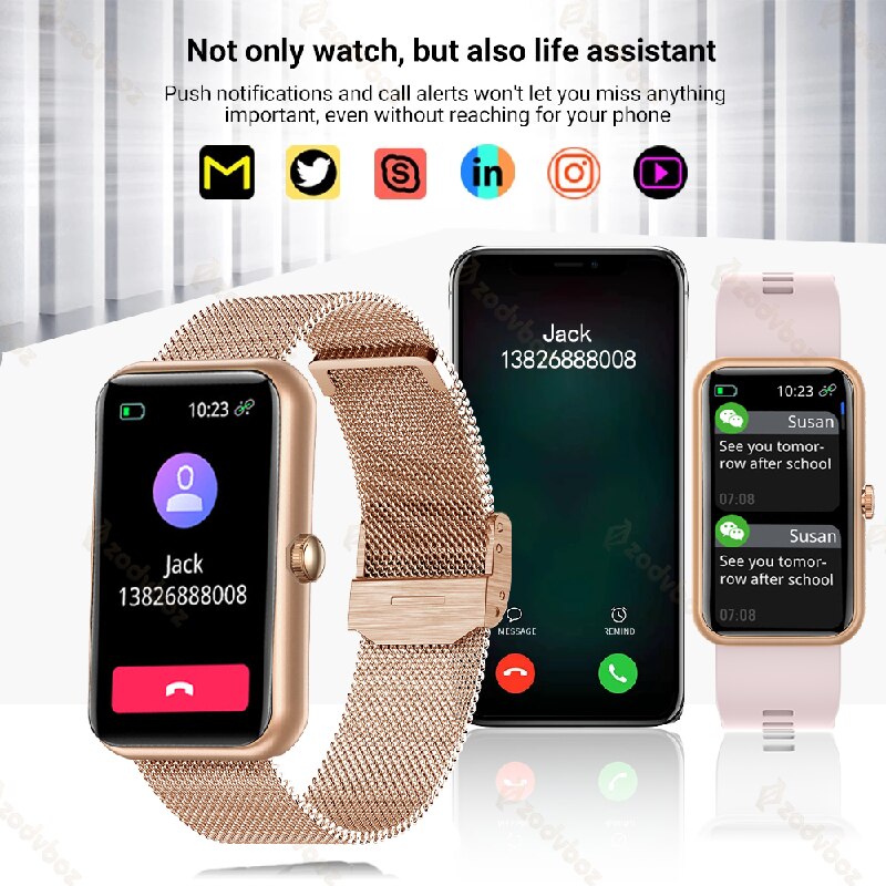 2022 Sport Smart Watch Men Women Smart Band Color Screen Full Touch Fitness Bluetooth Call Smartwatch Xiaomi Official Store
