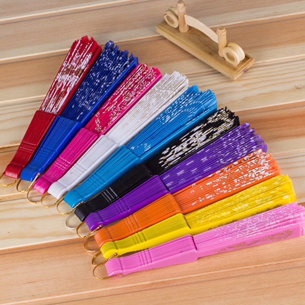1 Stck Chinesischen/Spanisch Stil Fan Spitze Seide Klapp Hand Blume Fan Für Tanz Hochzeit Party Dekoration Werkzeug