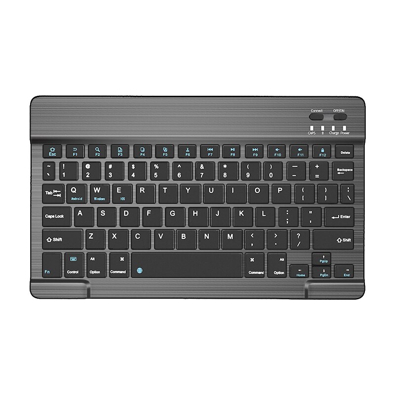 Ultra Slim Aluminium Bluetooth Russisch Spaans Toetsenbord Voor IOS Android Tablet Windows Voor iPad 7.9 9.7 10.5 Bluetooth Toetsenbord