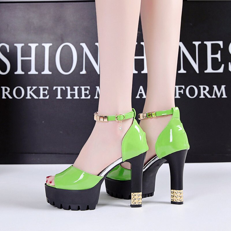 Peep Toe Platform High heels Pumps Women Shoes women heels sandals wedding shoes Sandalia Feminina plataforma