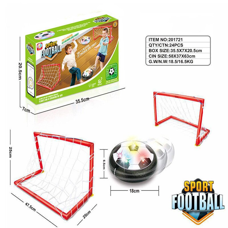1pc børnelegetøj svæver fodboldbold med 2 mål børn indendørs udendørs sportsspillegetøj med detailpakke #tc: Type 3
