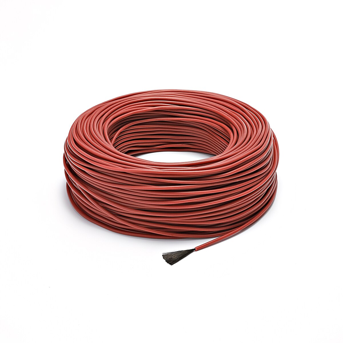 Cable calefactor de fibra de carbono de silicona, 12K, 33ohm, cable calefactor para suelo, cable calefactor eléctrico de