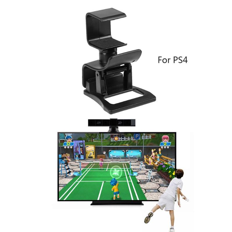 ALLOYSEED voor PS4 Verstelbare TV Clip Stand Houder Camera Beugel Draagbare Ondersteuning voor PS4 PlayStation 4 Camera