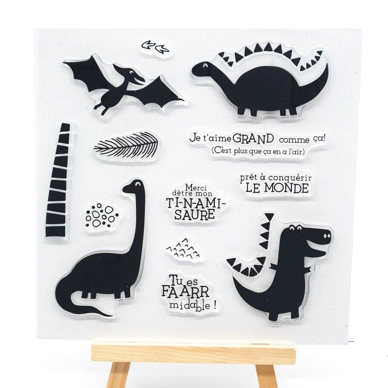 Dinosaurus Clear Stempel Voor Kaart Maken Decoratie En Scrampbooking