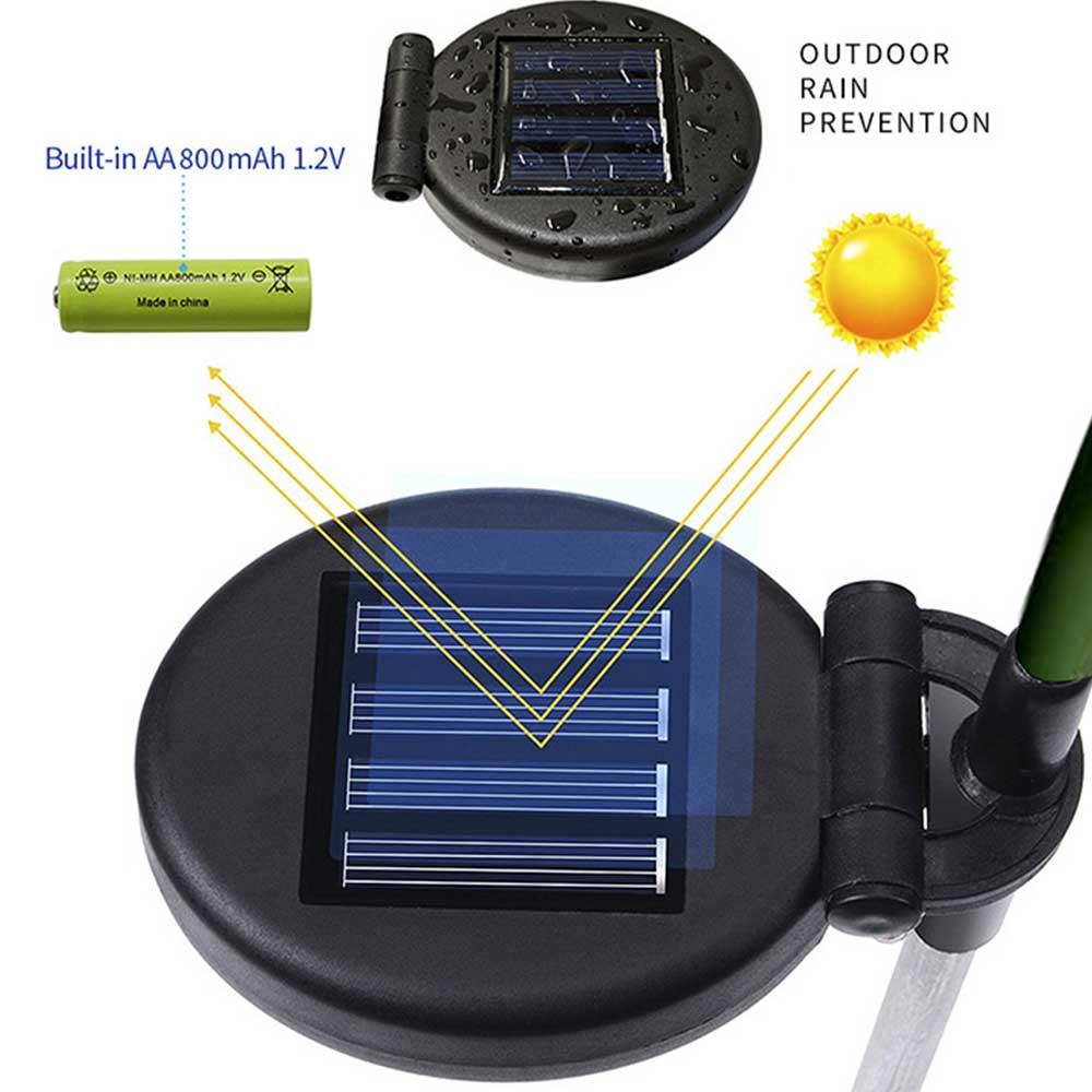 Solar Stake Light Butterfly Waterproof Garden Outdoor Garden Solar Lights Durable RGB Backyard Pathway Decoration Flashlight