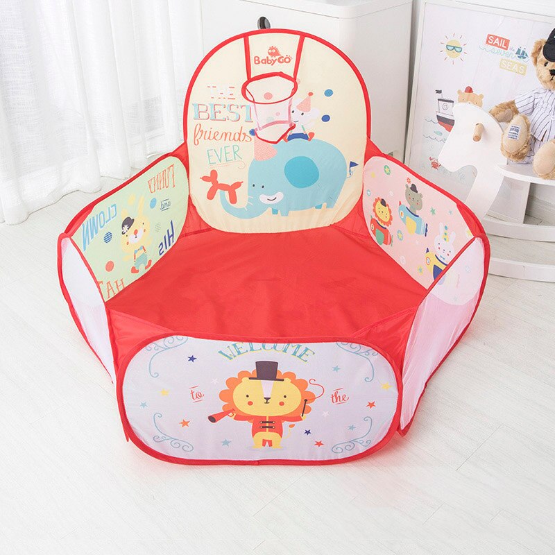 Kids Oceaan Ballenbad Speelgoed Baby Spelen Tent Met Basketbal Pit Pool Handige Draagtas Outdoor Speelgoed Spel Kinderen Oceaan Bal tent: C