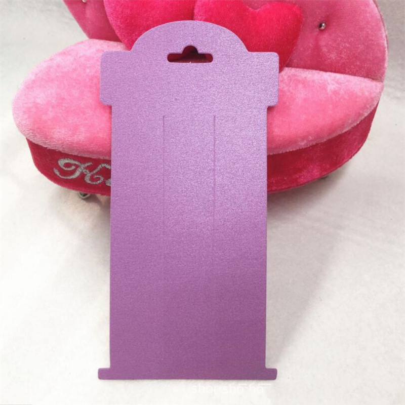 20pcs 16x8cm Hair Clip Bow Cardboard Display Card Labels Paperboard for Small Business Jewelry Stand Holder Packaging Organizing